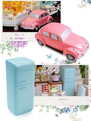 Miniatura 5 de Flever Kit de casa de muñecas en miniatura, habitación creativa con muebles para regalo romántico (Nueva Zelanda Queenstown)