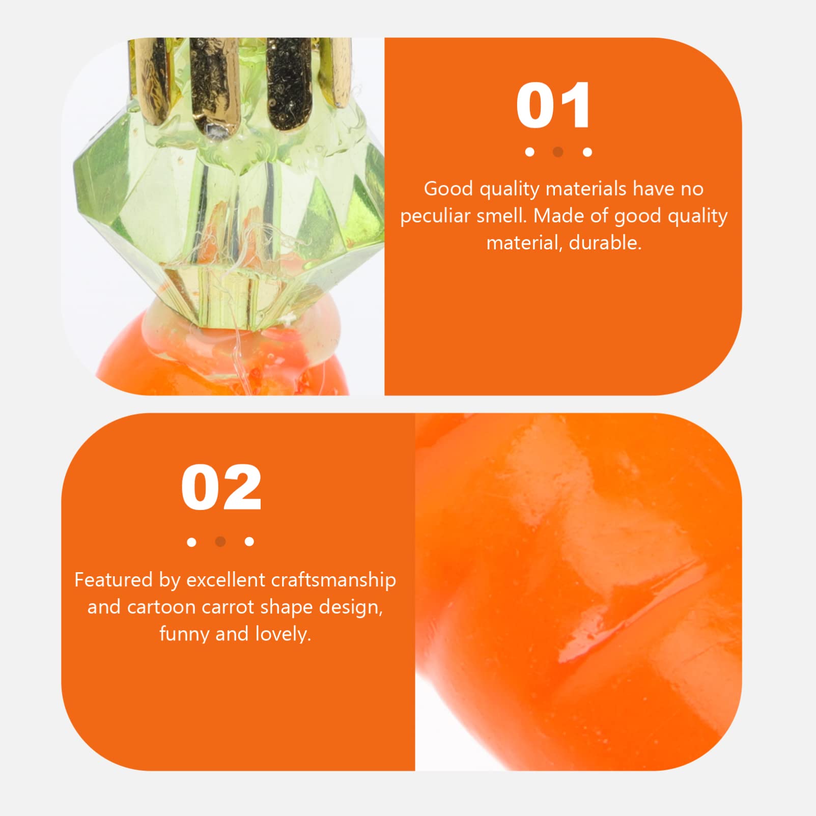 TOPBATHY 72 Pcs Carota Ciondolo Pasqua Decorazioni Appese Carota Decor Festival Per Pasqua Partito Bunny ativa Ornamento Di Natale Coniglio Di Plastica Finta
