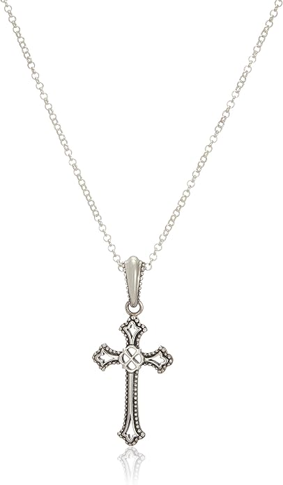 Amazon フリースタイル Free Style ゴシッククロス メンズシルバーネックレス Fsp0 M ネックレス 通販