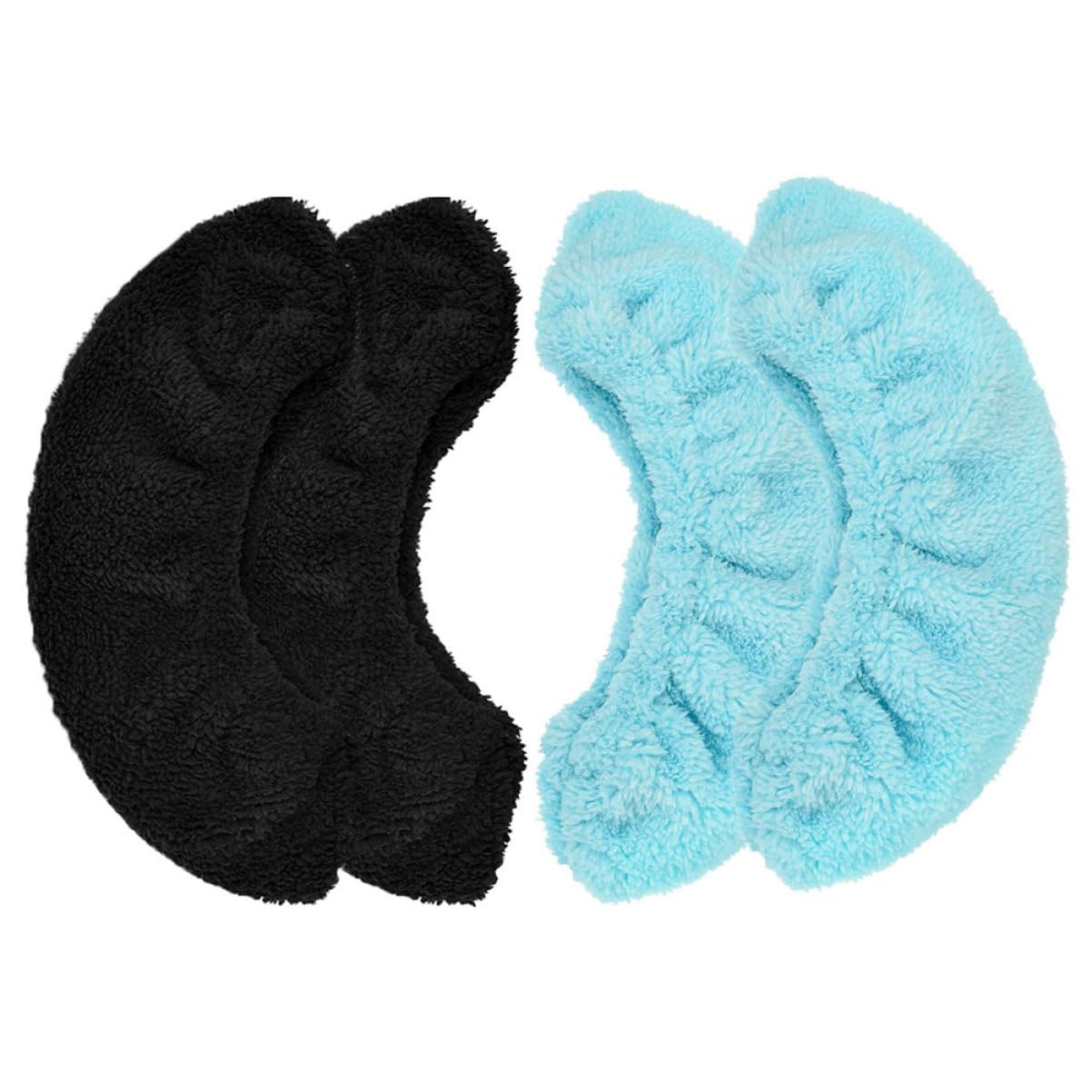 Abaodam Lot de 2 Paires de Housses pour Lames de Patins, Polyester Résistant, Absorption de L’humidité, pour Garçon et Filles, Patinage