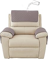 Vista 13 de XMAYODS Funda impermeable para sillón con reposabrazos, fundas antideslizantes para sofá y reposacabezas, fundas para respaldo, fundas para sillón
