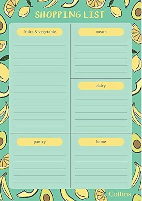 Collins A5 Shopping List, FPMA5