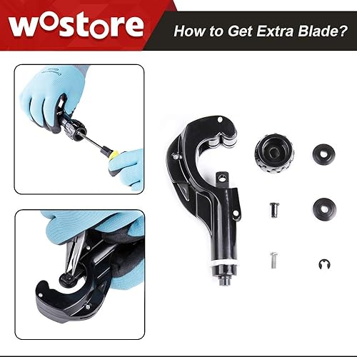 Miniatura 4 de Cortador de tubos de 18 a 1-38 pulgadas para tubería de cobre PVC tubo de acero inoxidable fino con cuchilla adicional y escariador
