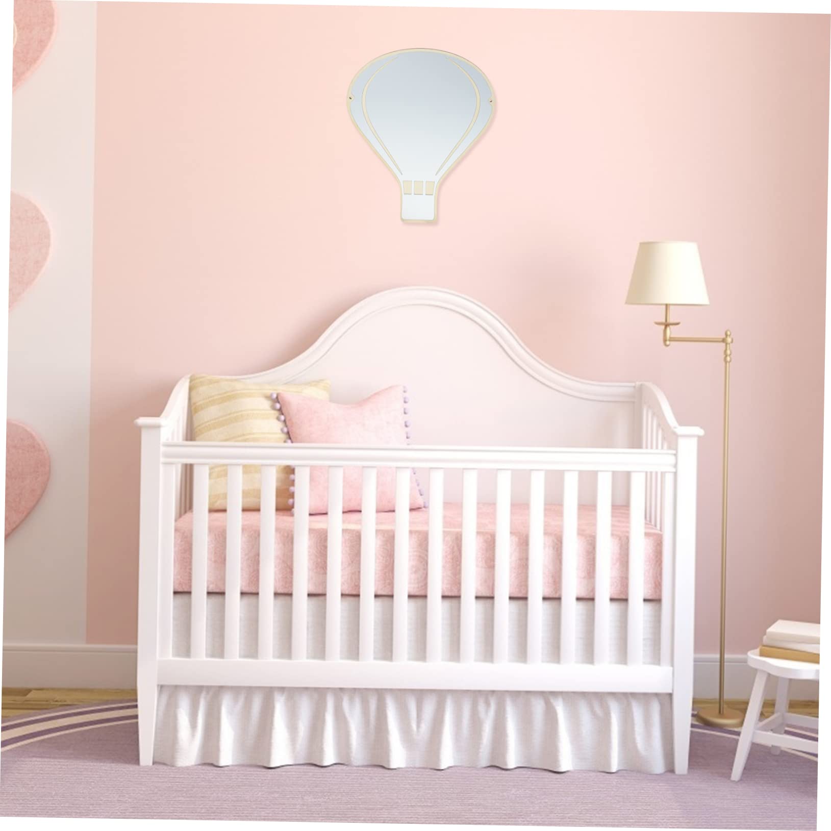 Cabilock Acrylic Rabbit Mirror Sticker Safe Non-Glass Easy Install for Kids' Room Daycare Decor