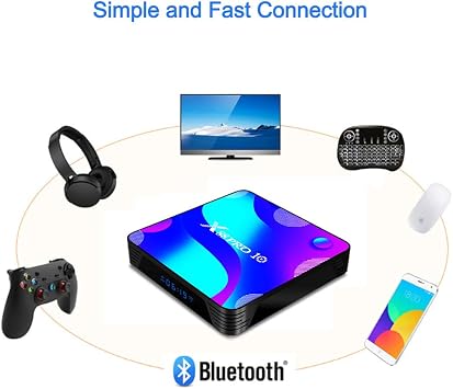 Android TV Box 11.0 4GB RAM 64GB ROM Smart TV Box Android Box RK3318 Ultra HD 1080P 4K HDR Wifi 2.4GHz 5GHz Set Top Box, 2g + 16g