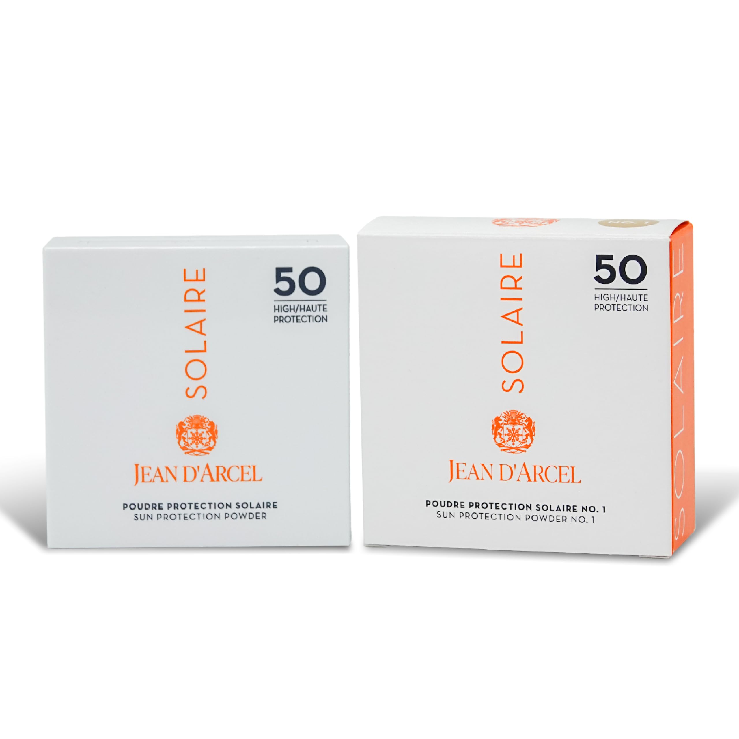 JEAN D'ARCEL SOLAIRE poudre protection solaire n° 1 – Poudre de soleil mate SPF 50 pour une finition parfaite – Avec filtre UVA et UVB – 9,5 g