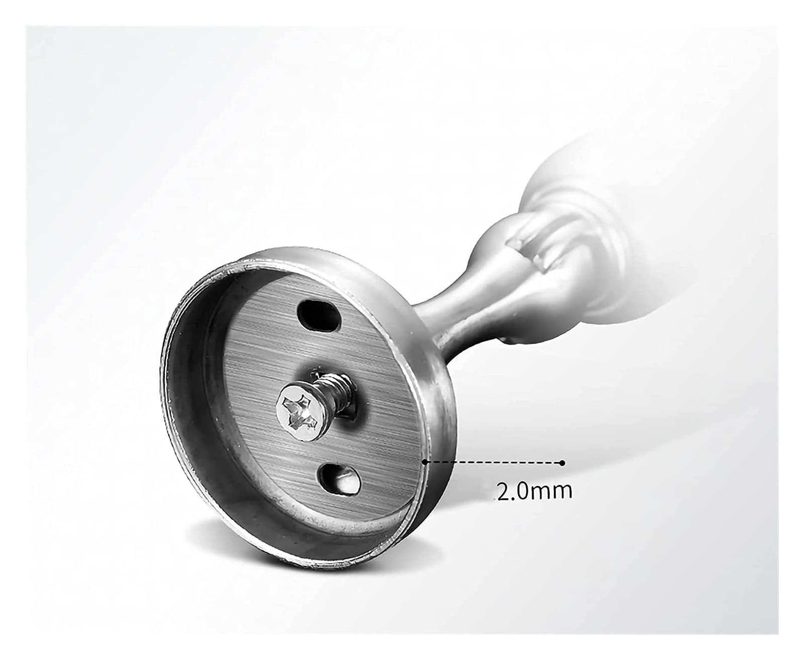 241862 Brass Plated Heavy Duty Door Bullet Catch