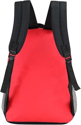 Miniatura 6 de Paquete de 24 mochilas escolares de 19 pulgadas para niños, mochilas a granel para estudiantes de primaria, media y secundaria, RojoAzulNegro