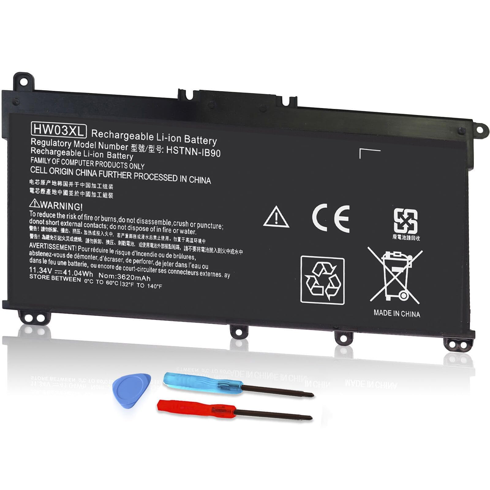Amazon.com: HW03XL L97300-005 Laptop Battery for HP Pavilion 15-EG