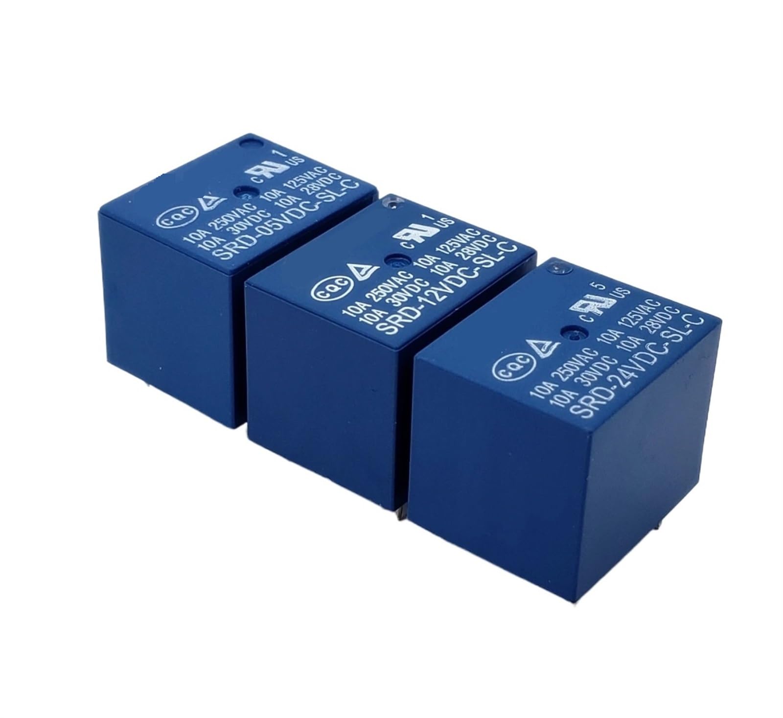 Relais de puissance 5V 12V 24V 10A idéal pour commutation sur PCB