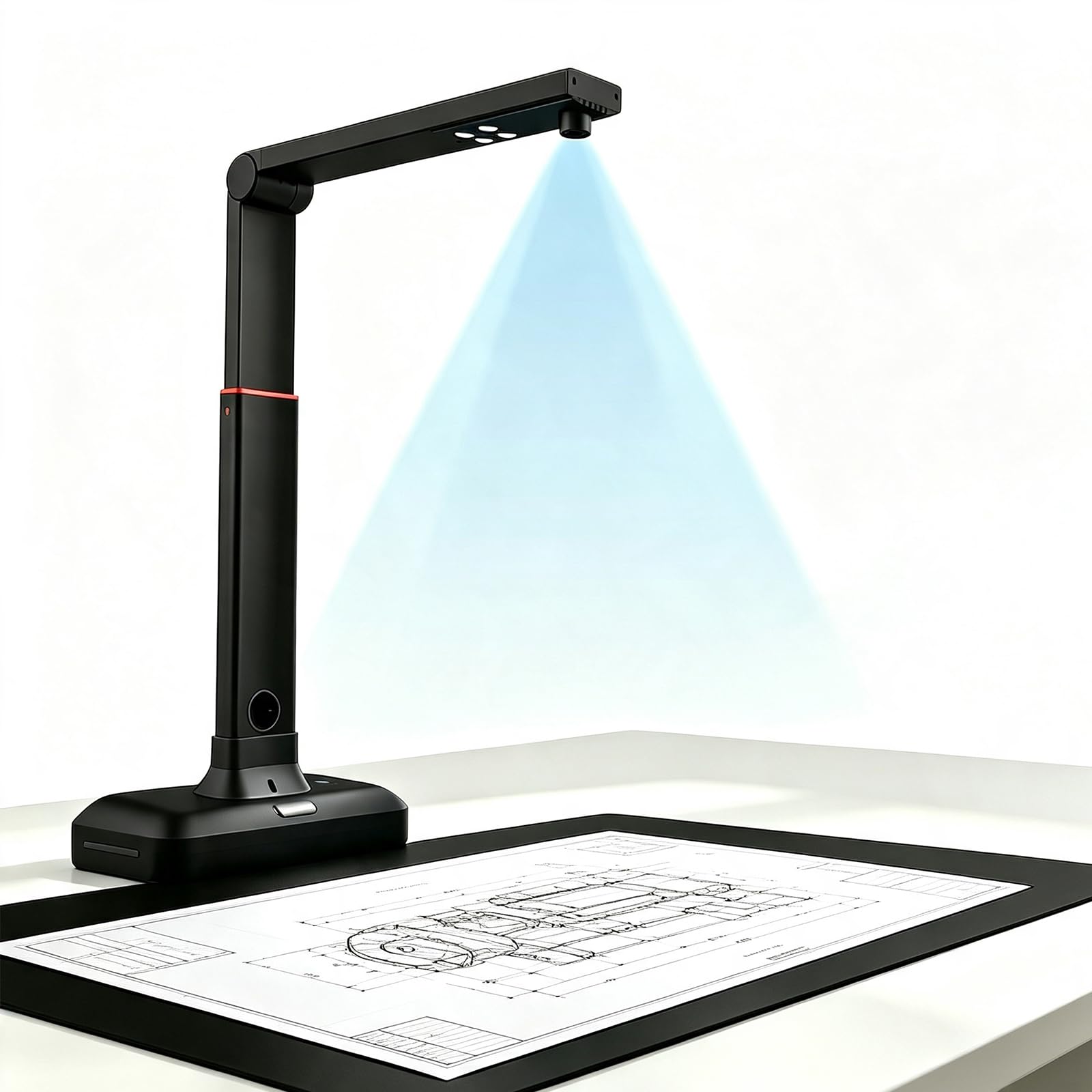 Scanner À Plat S21 A2, Scanner De Livres Grand Format A2/a3, Haute Résolution 23 MP, Technologies Daplanissement Automatique Et De Suppression des Empreintes Digitales, Ocr Multilingue, pour