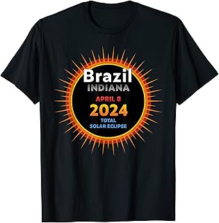 Brazil Indiana IN Total Solar Eclipse 2024 : 2 :: T-Shirt