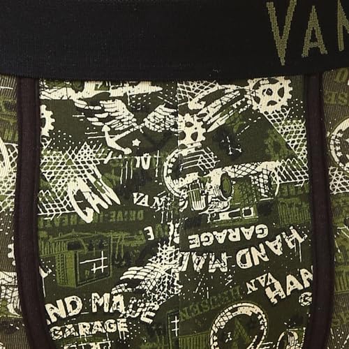 Image of Van Heusen Men's Cotton Trunk - Pack of 1 | Contoured pouch for support | Antibacterial Briefs | Sweat Absorbant | Moistue Wicking | Breathable Everyday Underwear | Long Lasting Color| Fun Prints | Style 10051