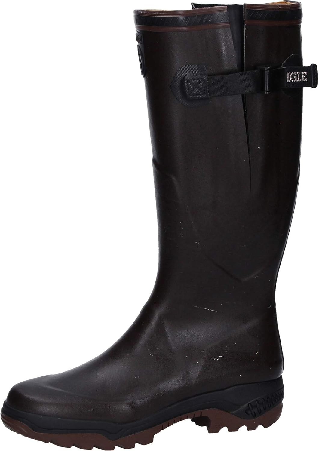Aigle Mens Benyl M Rubber Brown Boots 10 US