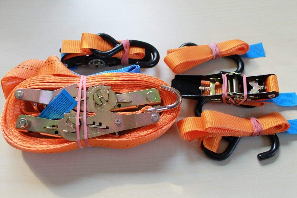 Système d'arrimage complet pour moto - Sangle d'arrimage pour moto
