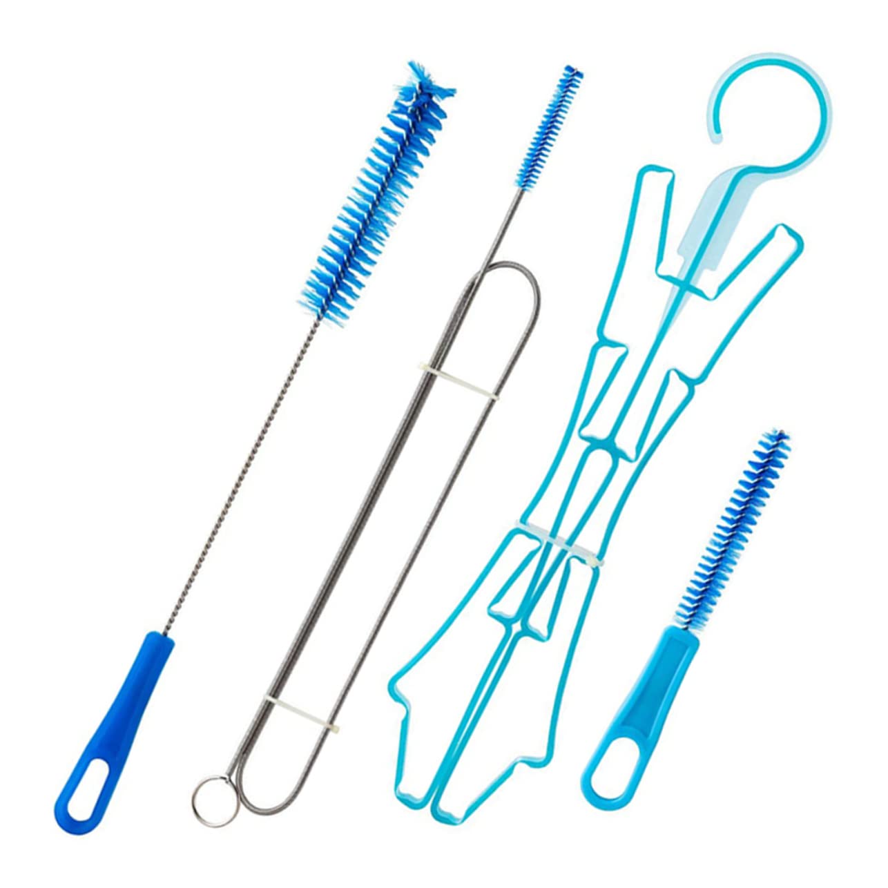 Mikikit Reusable Tube Brush Set Daily Use Bladder Cleaner Compact Water Bag Cleaning Brush