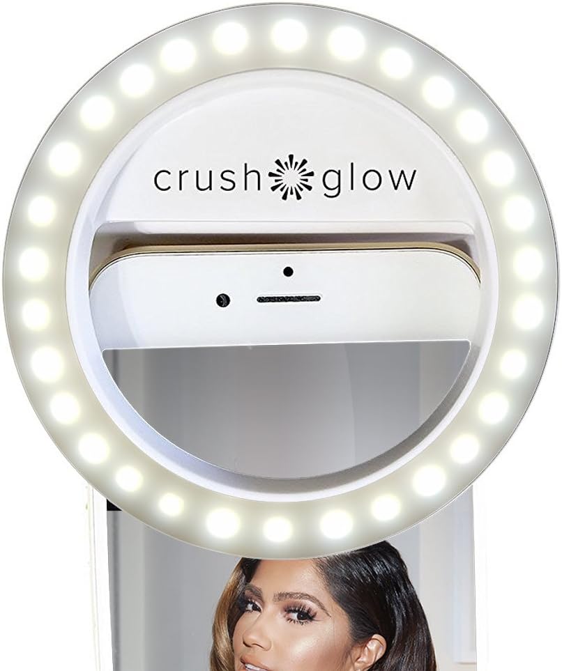 Selfie Ring Light (USB Rechargeable) for iPhone and Android