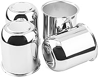 Vista 21 de 4 Piezas Tapas Centrales de Rueda de Remolque de 2.64 Pulgadas Push Through Diámetro de 2.64" Altura 2.4" para Rin de Camión SUV RV, Cubierta