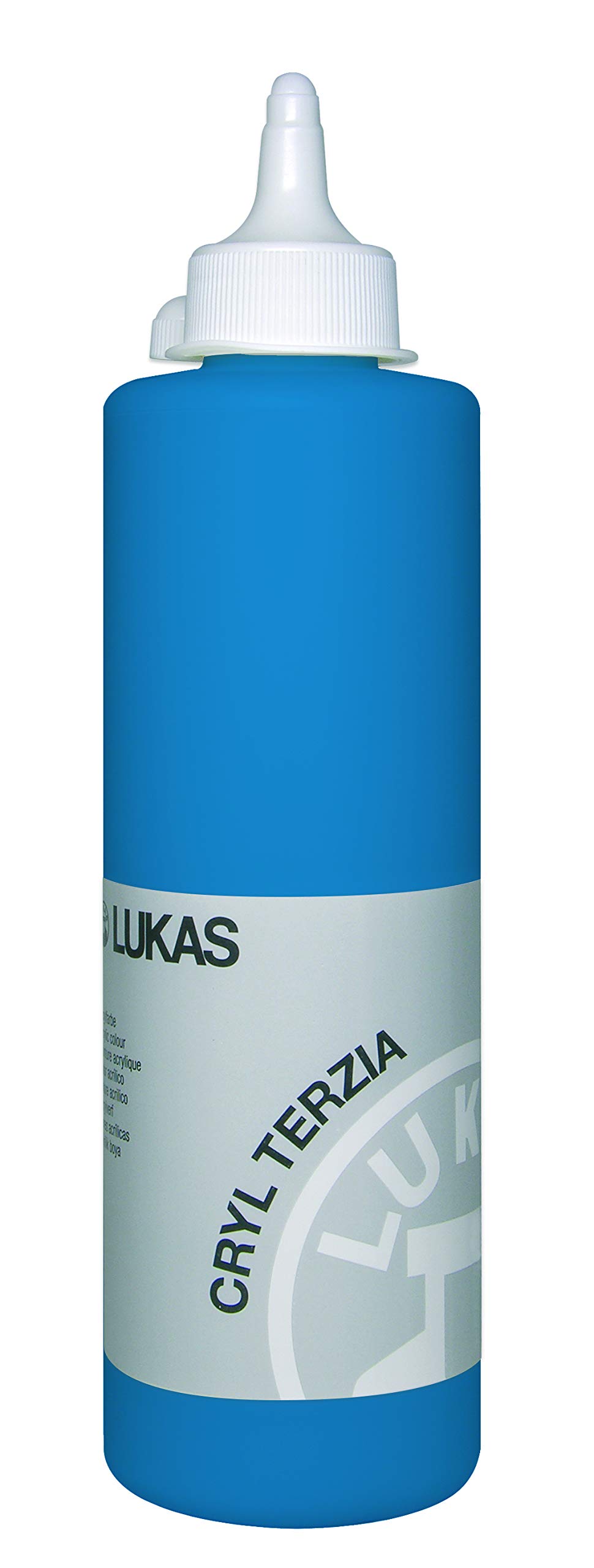 LUKAS CRYL TERZIA 500 ml – Acrylic Paint in Study Quality – Colour: Coelin Blue