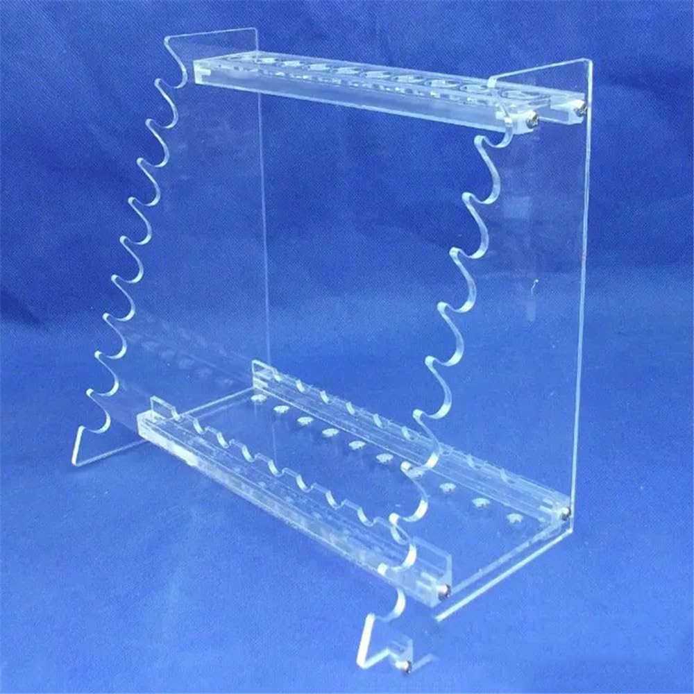 Cristalería de Laboratorio Soporte for pipetas de vidrio Gradilla for pipetas graduadas Soporte for pipetas Gradilla trapezoidal frontal