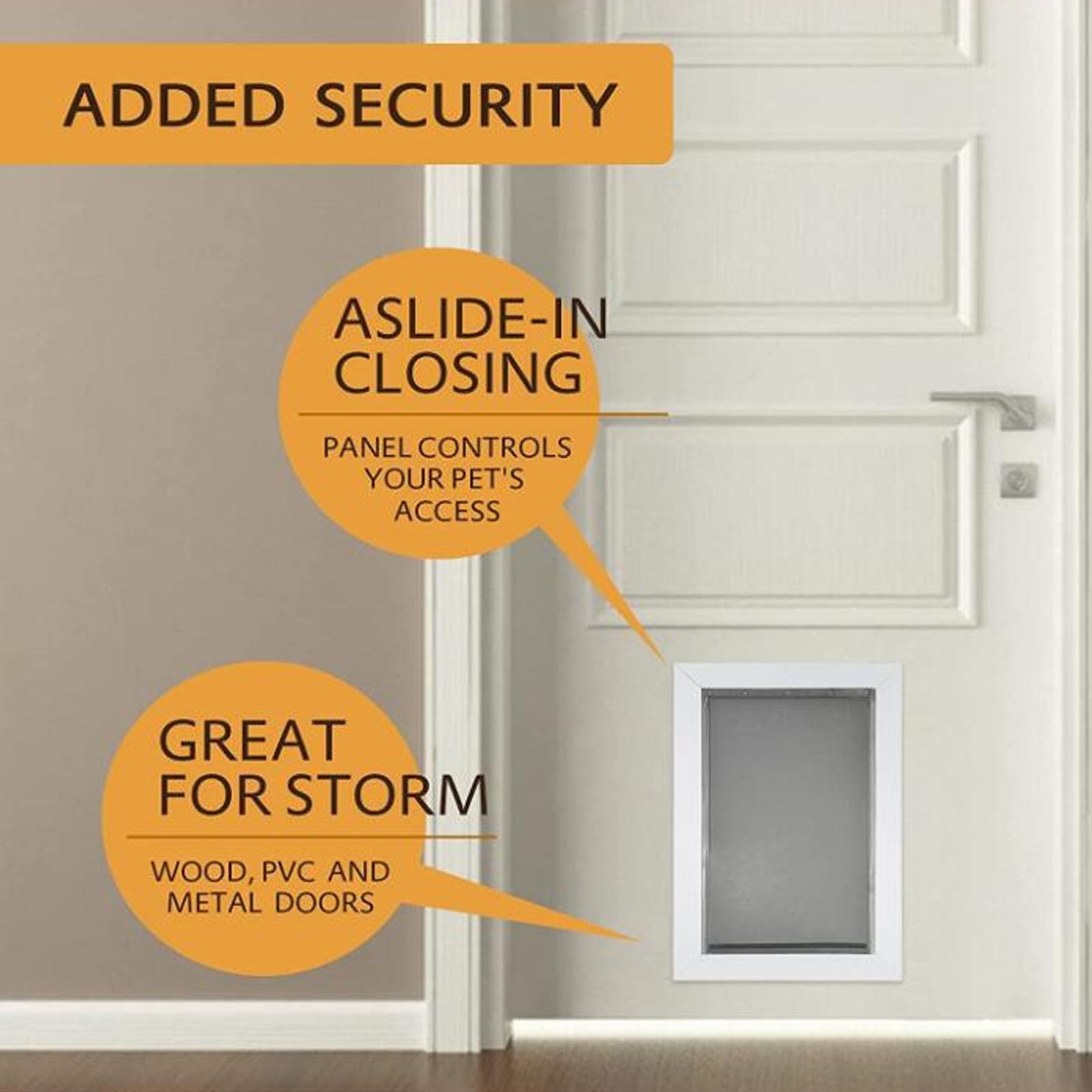 Amazon | 犬用ドア交換用フラップ、TPUペット用ドアフラップ 犬用ドア