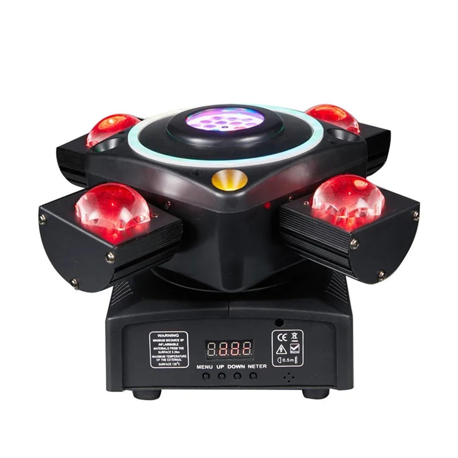 LED Professional Stage Disco DJ Moving Head Lamp 90W RGB Beam Light Wedding Club Christmas Party Home for Various Occasions