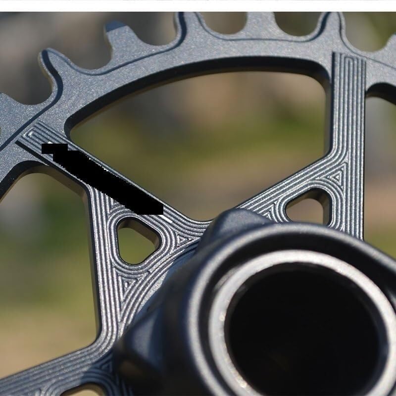Osłona łańcucha rowerowego, tarcza korbowa owalna GXP wąska szeroka tarcza/tarcza łańcuchowa rowerowa tarcza łańcuchowa/koło łańcuchowe 0 mm offset tarcza łańcuchowa 32T-40T wąska szeroka