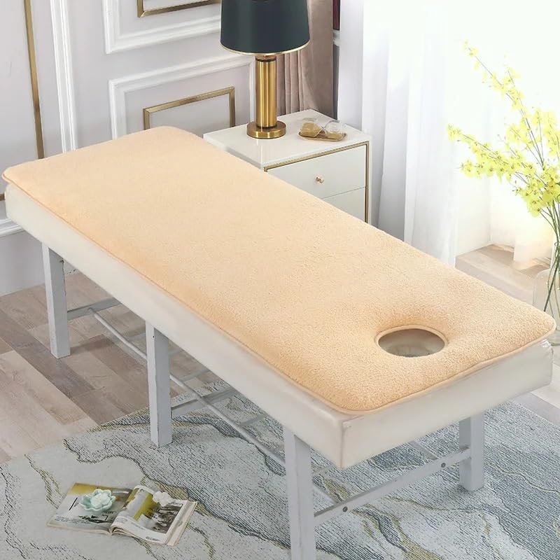 Materasso Per Letto Massaggiante Materasso for lettino da massaggio con foro, cuscino for salone di bellezza, cuscino antiscivolo, ispessimento in velluto di agnello Materassino Memory Foam Per Massag