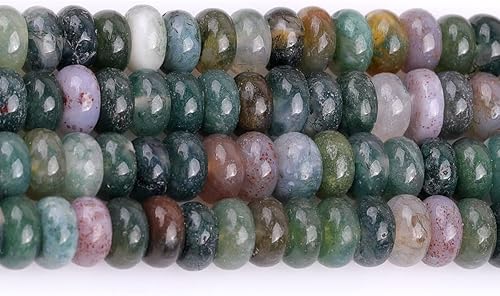 Miniatura 6 de JOE FOREMAN Cuentas de hematita de 0.118 x 0.236 in para hacer joyas, piedras preciosas naturales semipreciosas, espaciador Rondelle Heishi de 15