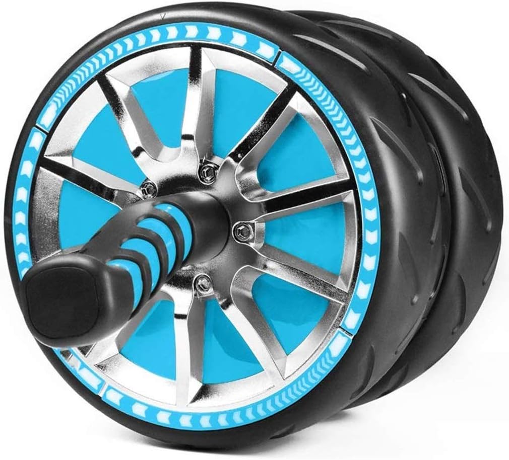 Stainless Steel Abdominal Muscle Wheel, Non-slip Handle Abdominal Muscle Wheel, Home Roller Men and Women Gymnastics Home Weight