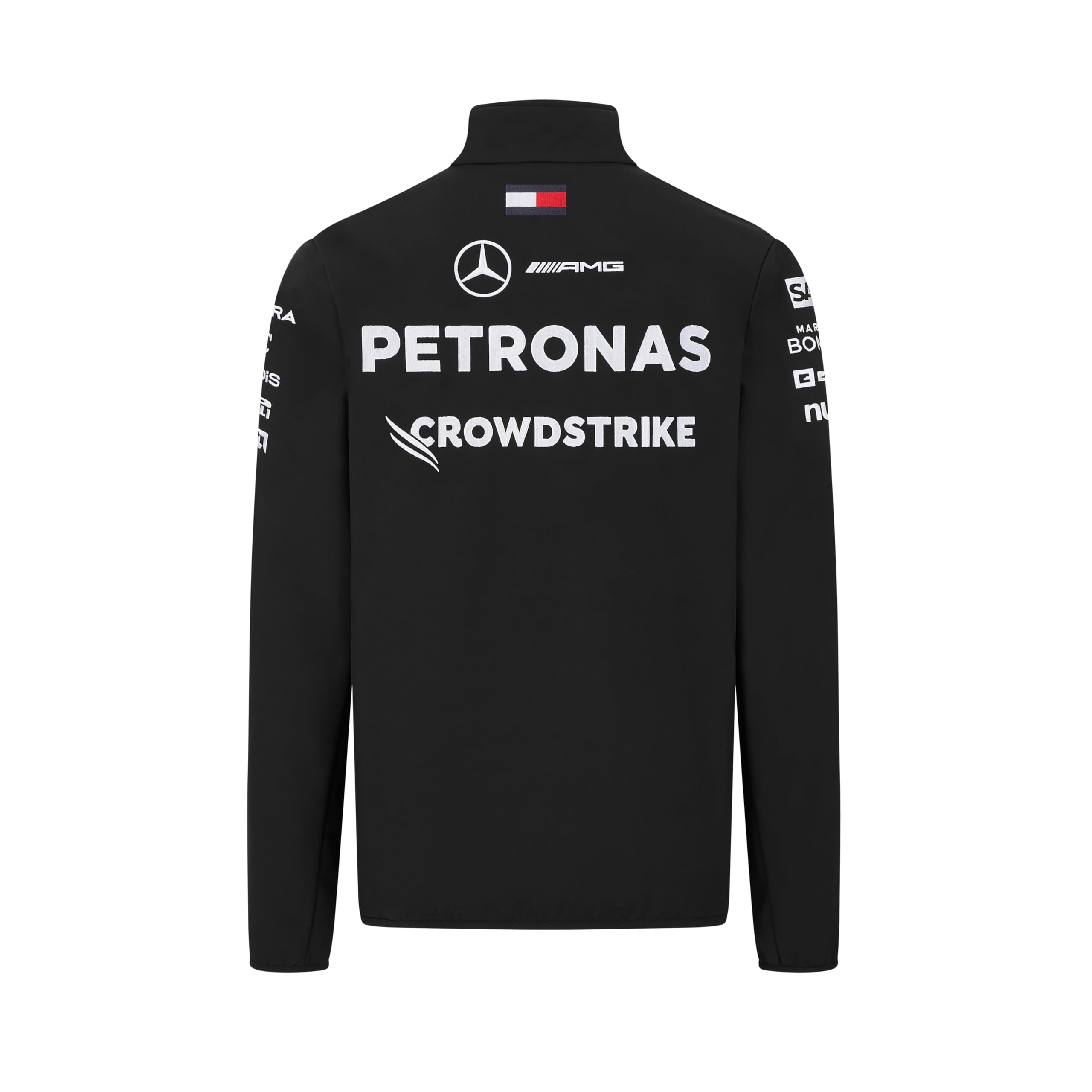 Mercedes AMG Petronas Chaqueta Softshell del equipo F1 2024 para hombre - Negro - Tamaño: XXL