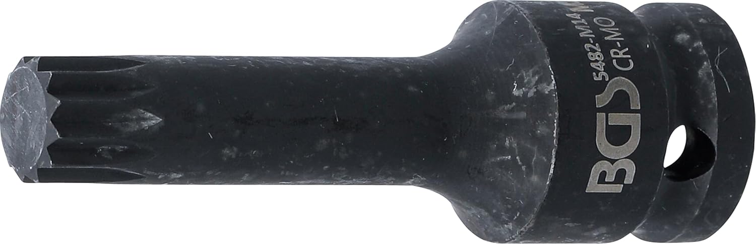 BGS 5482-M14 | Impact Bit Socket | 12.5 mm (1/2") | Spline (for XZN) M14