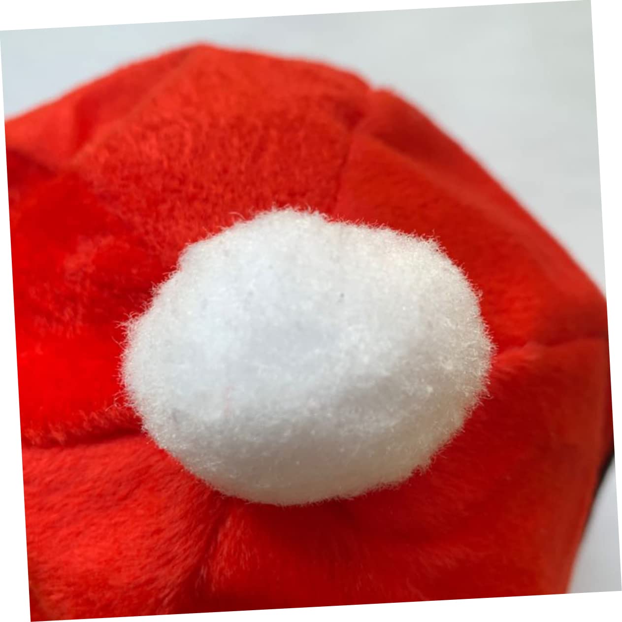 PACKOVE Weihnachtsgürtelmütze Cosplay Kostümzubehör Catering Kochmütze Weihnachts Party Hut für Erwachsene Männer Frauen Lustige Kugelkappe Festliche Mütze für Weihnachtsfeiern und Festival Partys