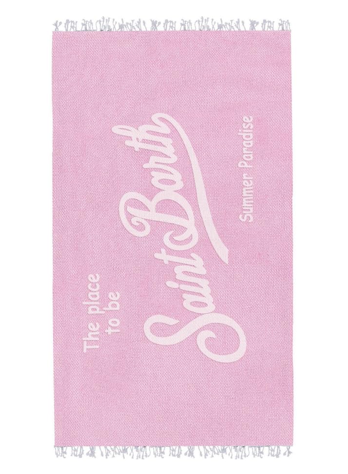 Saint Barth MC2 TELO MARE IN COTONE FOUTAS ROSA 2110
