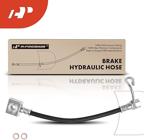 Miniatura 8 de A-Premium Manguera hidráulica de freno exterior del pasajero trasero compatible con modelos Ram seleccionados - 4500 2014-2017, 5500 2013-2017 -