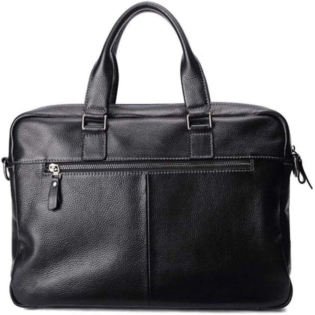 SIDUFHAOPKLL Men's Laptop Briefcase Leather Business Satchel Handbag Shoulder Tote Bag for Men and Women image 5
