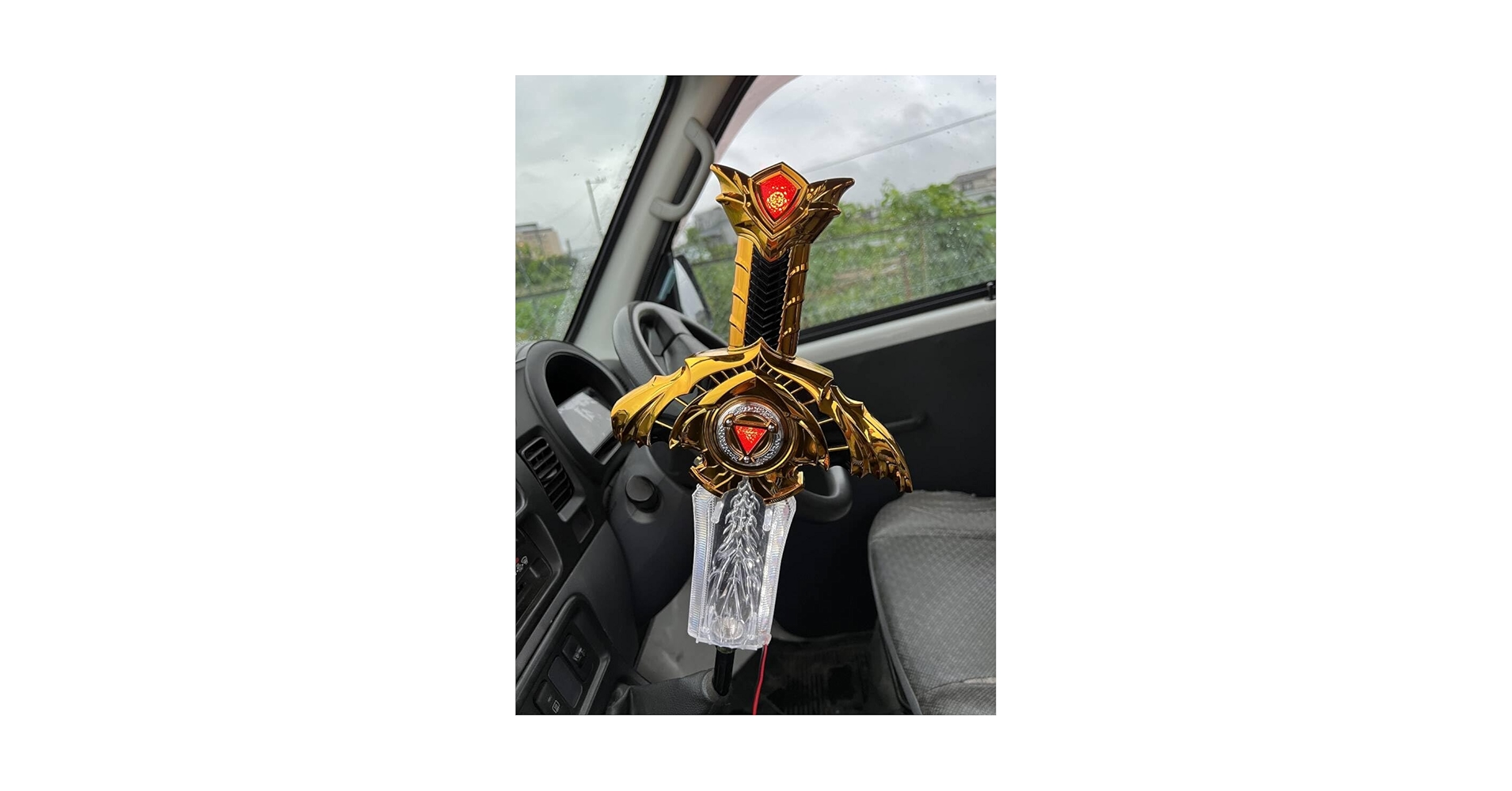 実機役物加工品！牙狼剣 シフトノブ LED点灯加工品！USB電源供給タイプ！ Amazon.co.jp: 実機役物加工品 牙狼剣 シフトノブ LED点灯加工品