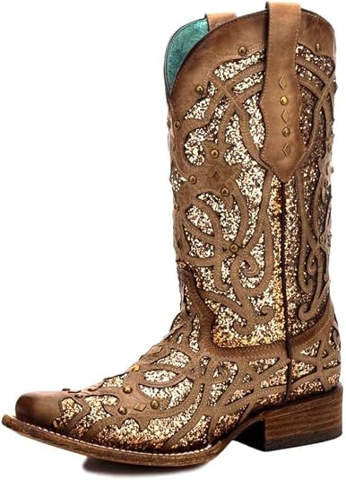 Corral Boots C3275 Brown/Orix Glitter 5 