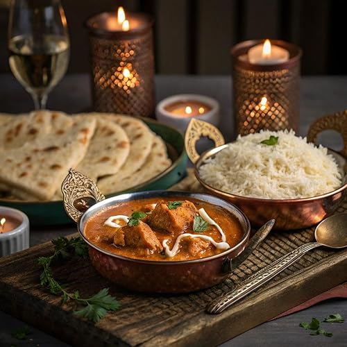 Vista 673 de Shan Mezcla de receta y condimento de pollo con mantequilla, 1.76 oz (50 g) – Polvo de especias para pollo jugoso en salsa rica de tomate