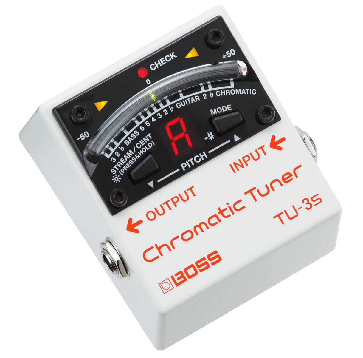 Afinador cromático Boss TU-3S + fuente de alimentación keepdrum de 9 V.