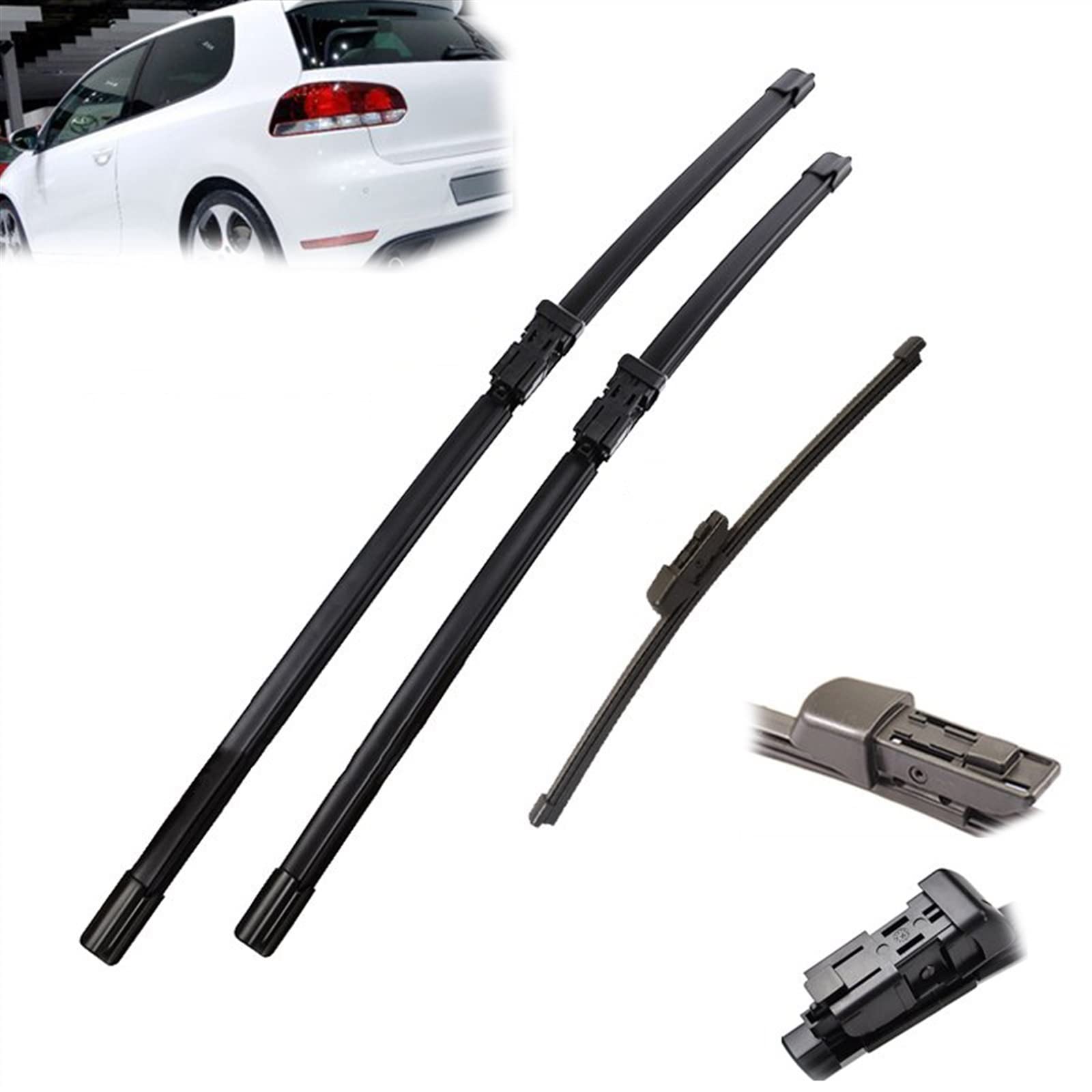 24 "19" 11 "Car Window Anteriore Posteriore Tergicristallo Spazzole Set per V&w per Golf 6 Hatchback 2009 2010 2011 2012