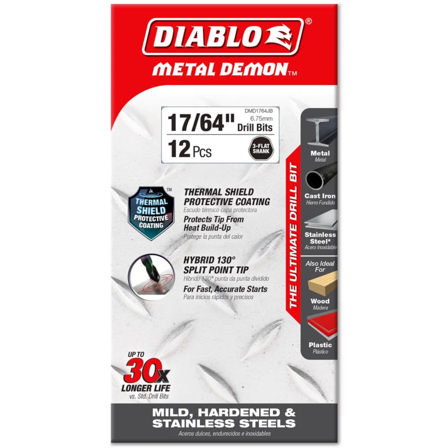 Foret métal DIABLO 17/64 B