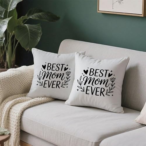 Miniatura 7 de Moms Valentines Day Gifts Accent Pillow Covers 18X18 for Mom Birthday Best Mom Presents Mama Gift Mama Bear Gifts Velvet Pillow Case Indoor Home