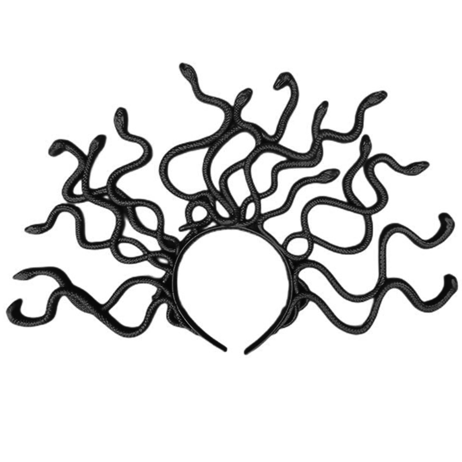 Tsophreniq Medusa Snake Costume Headband Halloween Costume Cosplay Headdress Headpiece Carnival Masquerade Halloween