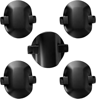 5PCS Platform Hitch 5th Wheel Mount Covers, Hitch Hole Bed Puck Cover, OEM #84756187 84756188, Compatible with 2020-2025 GMC Sierra 3500HD 2500HD Chevy Silverado 3500HD 2500HD (Black)