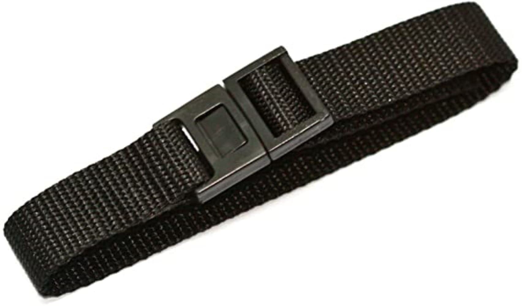 Vintage Retro Simple 18mm Nylon Slip Thru One Piece Watch Band Strap