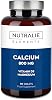 Calcium Magnesium Vitamin D - 800mg Calcium Carbonate - CalciumSupplement with Magnesium and Cholecalciferol - 90 Vegan Tablets Nutralie