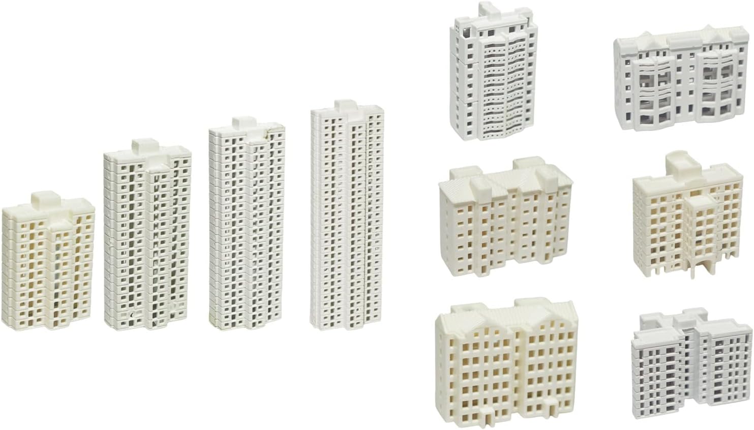 Teaching Building Model Set 1: 800 Scale ABS Architectural Display for City Layout Demonstration and Shelf Decor Architecture Display Model City Layout Planning Building Decor Studio Props Classroom