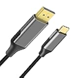LBSC USB C to DisplayPort Cable 6FT, DP to USB C Cable for Monitor, Type-C to Displayport, Type C to DP Compatible with MacBook Pro/Air, iPad Pro, iMac, Dell XPS