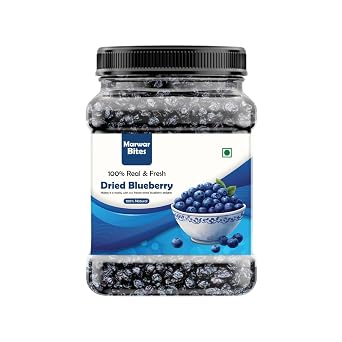 MarwarBites Premium Dried Blueberries | Naturally Sweet & Delicious | Rich in Antioxidants & Fiber | Healthy Snack & Baking Ingredient